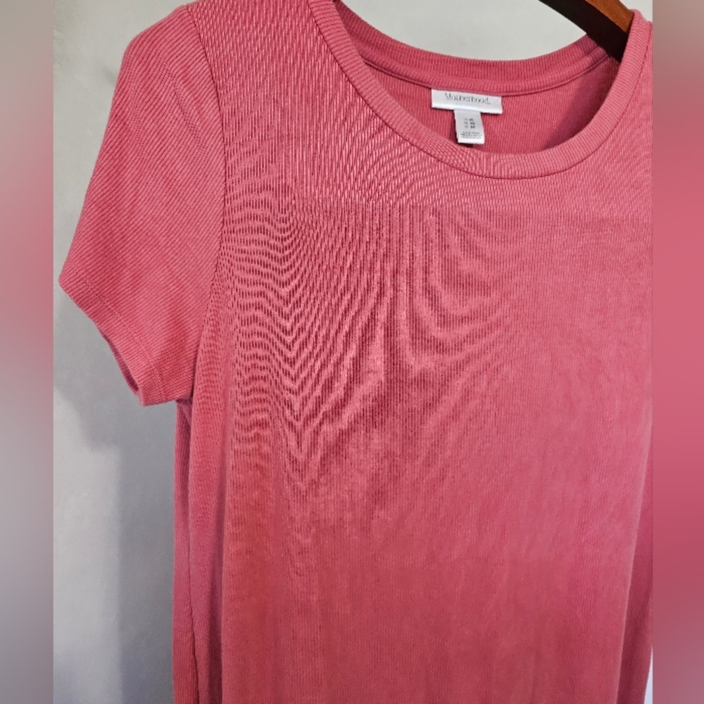 Maternity Ribbed TShirt Dress - Picture 3 of 5